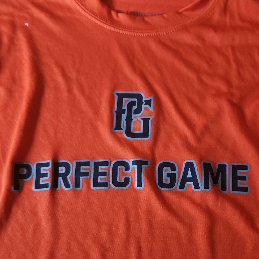Perfect Game Kids' Orange Long Sleeve Tee